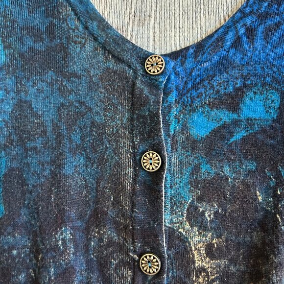 Nic + Zoe Bundle Womens Small Cardigan & Button Front Top Multicolor - Picture 3 of 10